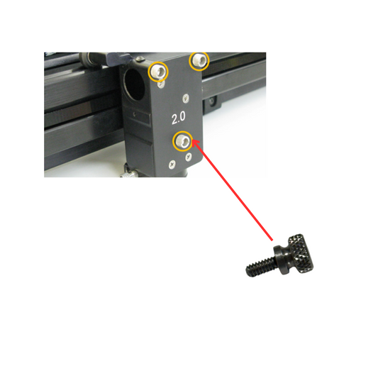 Lens Plate Thumb Screw for Universal Laser Systems (Qty 5)