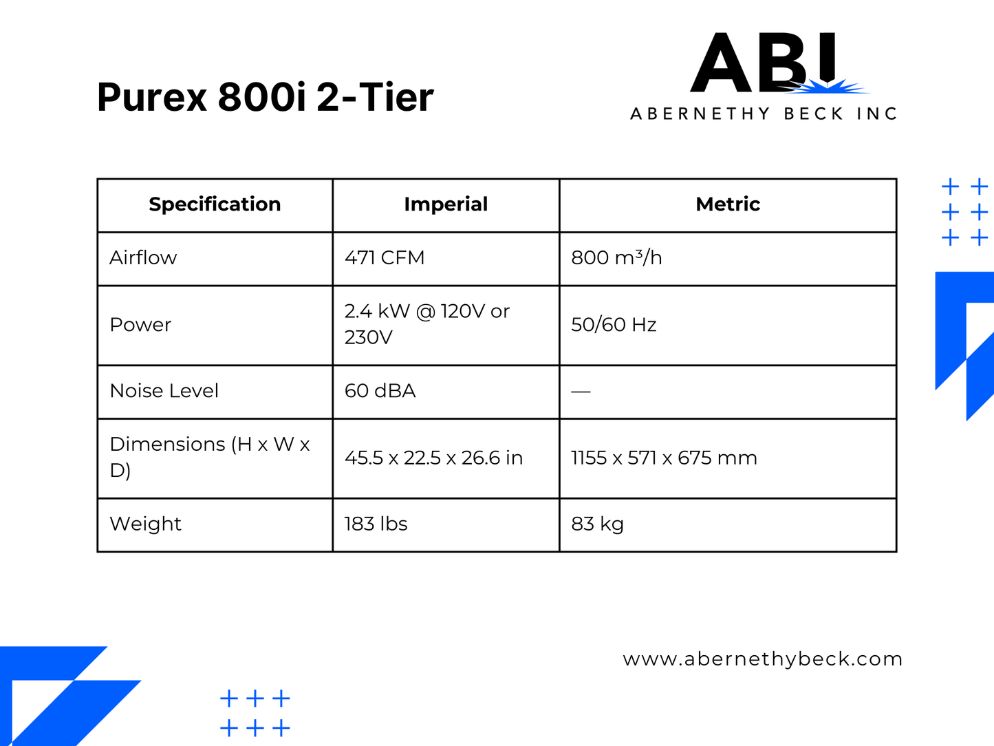 Purex 800i 2-Tier